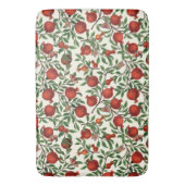 Granaatappels en Bella Moths op gebroken wit Badmat (Voorkant Verticaal)