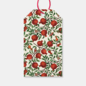 Granaatappels en Bella Moths op gebroken wit Cadeaulabel (Voorkant)