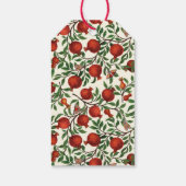 Granaatappels en Bella Moths op gebroken wit Cadeaulabel (Achterkant)
