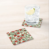 Granaatappels en Bella Moths op gebroken wit Kartonnen Onderzetters (Insitu)