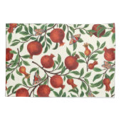 Granaatappels en Bella Moths op gebroken wit Kussensloop (Achterkant-Links)