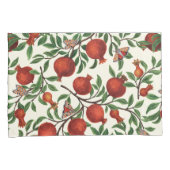 Granaatappels en Bella Moths op gebroken wit Kussensloop (Voorkant-Rechts)
