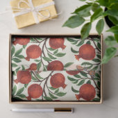 Granaatappels en Bella Moths op gebroken wit Tissuepapier (Geschenk)