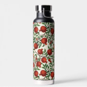 Granaatappels en Bella Moths op gebroken wit Waterfles (Links)