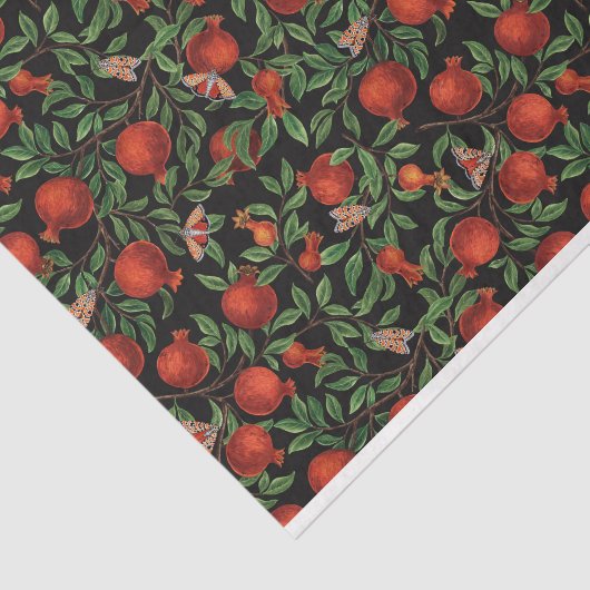 Granaatappels en Bella Moths Tissuepapier (Detail)