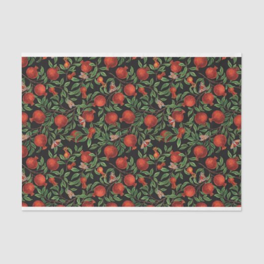 Granaatappels en Bella Moths Tissuepapier (Voorkant)