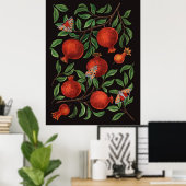 Granaatappels en Bella-motten  Poster (Thuiskantoor)