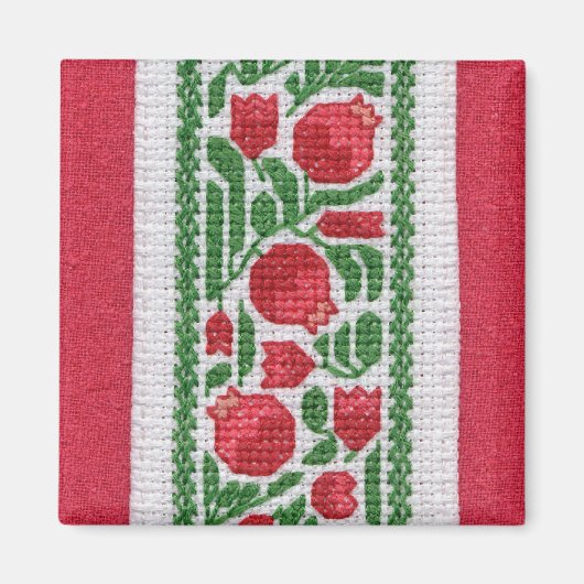 Granaatappels en zijde magneet (Voorkant)