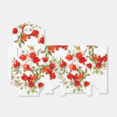 Granaatappels watercolor thema Helder kleuren Bedankdoosjes (Uitgevouwen)