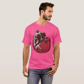 Granaatappeltekening T-shirt (Voorkant volledig)