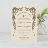 granaatappeluitnodiging kaart (Staand voorkant)