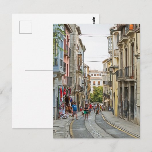 Granada. #12.   briefkaart (Voorkant / Achterkant)