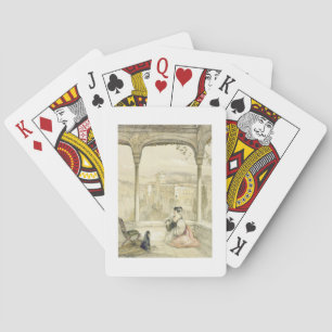 Granada (Alhambra), bord 9 van "Schetsen van Spai" Pokerkaarten
