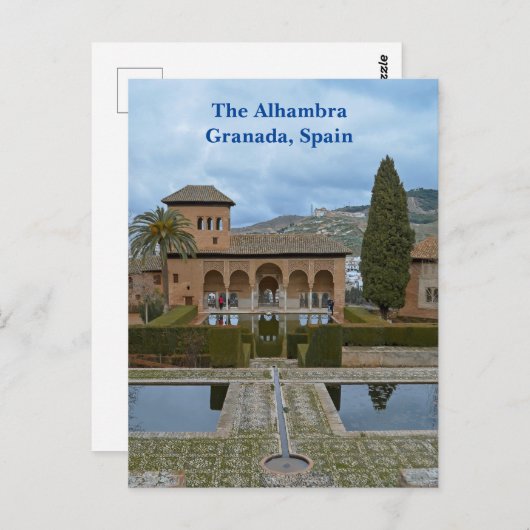 Granada Alhambra Briefkaart (Voorkant / Achterkant)