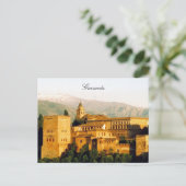 granada alhambra briefkaart (Staand voorkant)