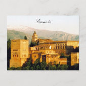 granada alhambra briefkaart (Voorkant)