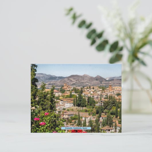 Granada, Andalusië, Spanje Briefkaart (Staand voorkant)