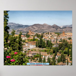 Granada, Andalusië, Spanje Poster