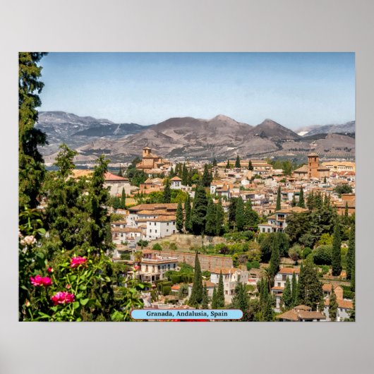 Granada, Andalusië, Spanje Poster (Voorkant)