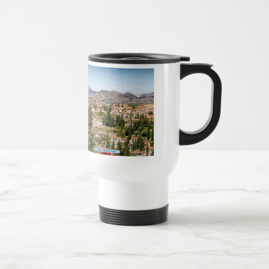 Granada, Andalusië, Spanje Reisbeker (Rechts)