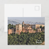 Granada Art - The Real Spain Briefkaart (Voorkant / Achterkant)