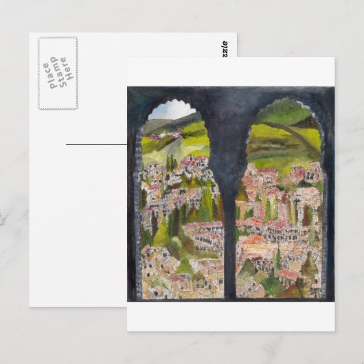 Granada Briefkaart (Voorkant / Achterkant)