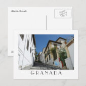 Granada Briefkaart (Voorkant / Achterkant)