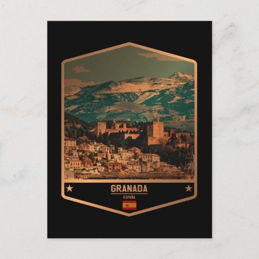 Granada Briefkaart (Voorkant)