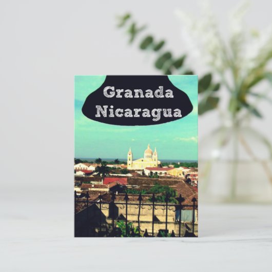 Granada, Briefkaart Nicaragua (Staand voorkant)