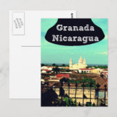Granada, Briefkaart Nicaragua (Voorkant / Achterkant)