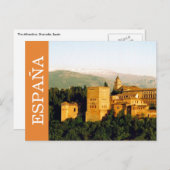 granada españa briefkaart (Voorkant / Achterkant)