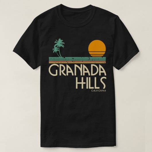  Granada Hills California T-shirt (Design voorkant)