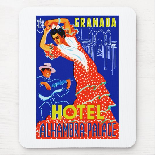 Granada Hotel Alhambra Palace Muismat (Voorkant)