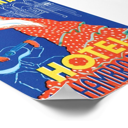 Granada Hotel Alhambra Palace Poster (Hoek)