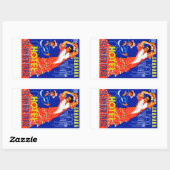 Granada Hotel Alhambra Palace Rechthoekige Sticker (Vel)