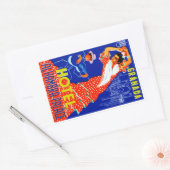 Granada Hotel Alhambra Palace Rechthoekige Sticker (Envelop)