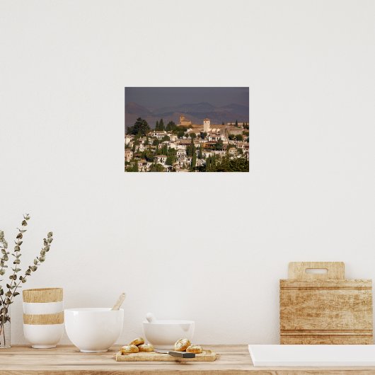 Granada Landscape Poster (Keuken)