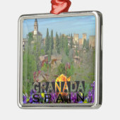 Granada Metalen Ornament (Links)