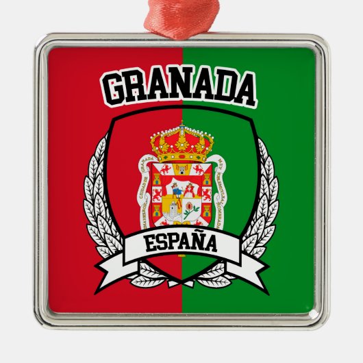 Granada Metalen Ornament (Voorkant)