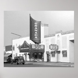 Granada Movie Theater, 1938.  foto Poster