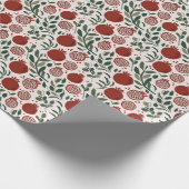 Granada: Patroon van Granaatappels Cadeaupapier (Hoek)