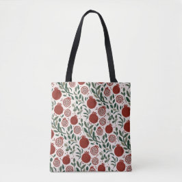 Granada: Patroon van Granaatappels Tote Bag