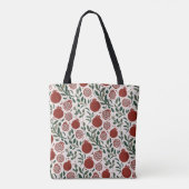 Granada: Patroon van Granaatappels Tote Bag (Achterkant)