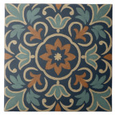 Granada Petals – Moorish Blossom Tile Design Tegeltje (Voorkant)
