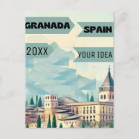 Granada Reis Poster - Spanje Reis Pos