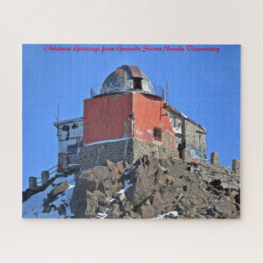 Granada Sierra Nevada . kerstcadeautjes Legpuzzel (Horizontaal)