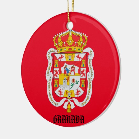 Granada Spain Custom Ceramic Ornament (Links)