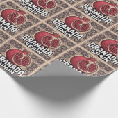 Granada Spain Pomegranate Sticker Cadeaupapier (Hoek)