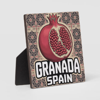Granada Spain Pomegranate Sticker Fotoplaat