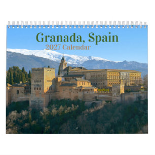 Granada, Spanje 2027 Agenda Kalender